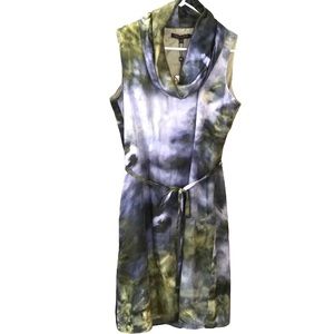 Robert Kitchen Canada silk cowl neck dress